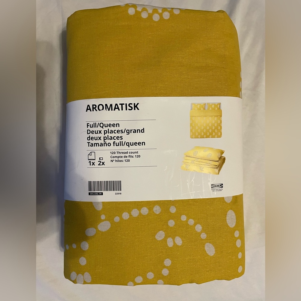 IKEA Aromatisk Full/Queen duvet cover &  2 pillow cases. Pet free, nonsmoking.